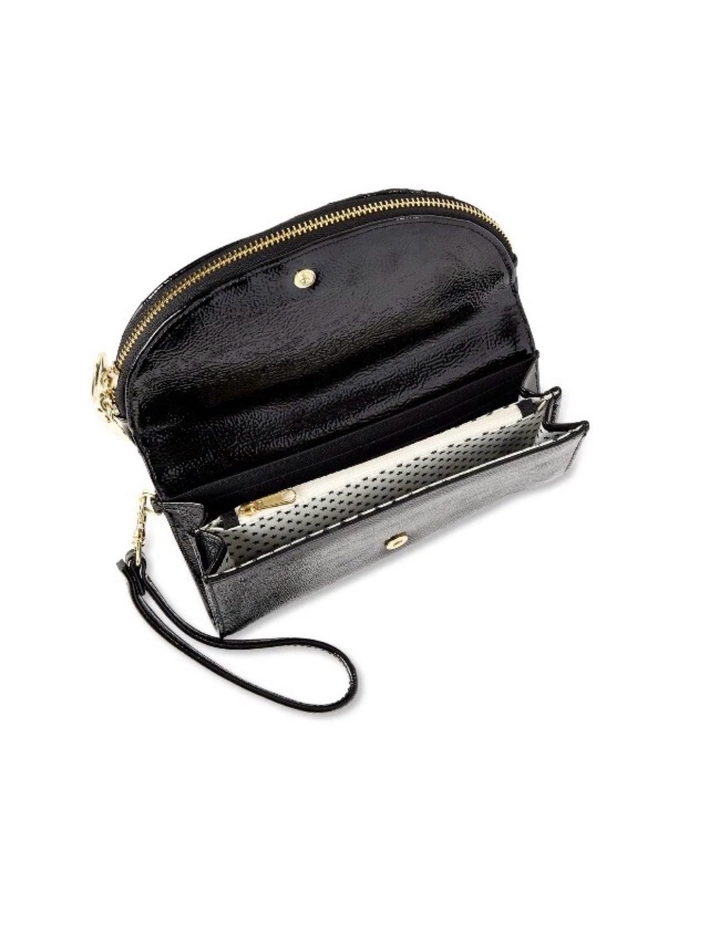 No boundaries Charlotte Wristlet Wallet with Gold Hardware